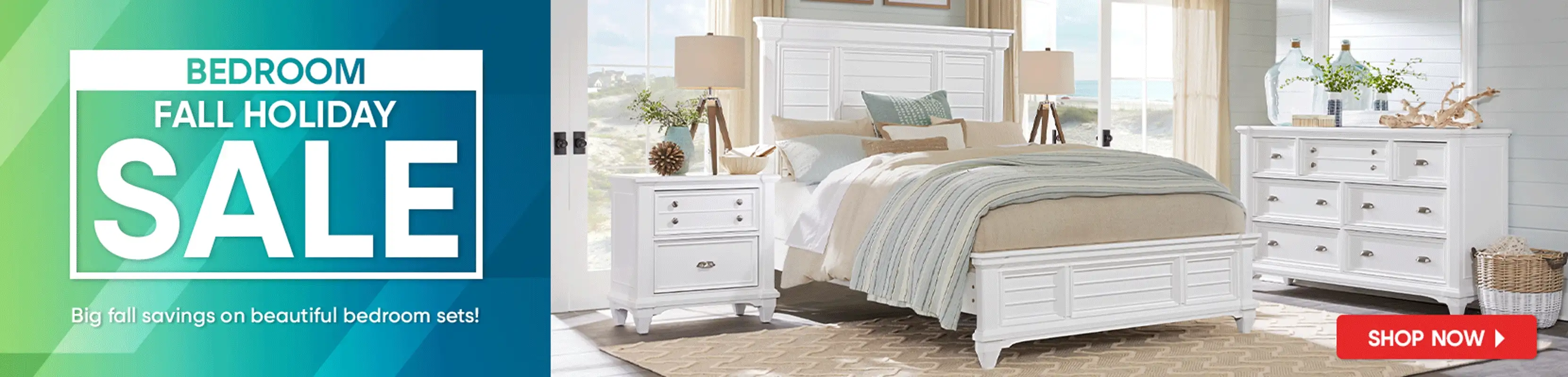 Bedroom Fall Holiday Sale. Big fall savings on beautiful bedroom sets! Shop Now.
