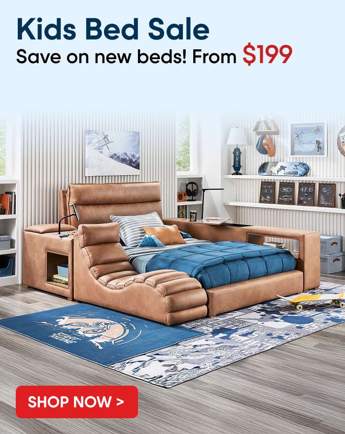 Kids bed sale, save on new beds from $199.