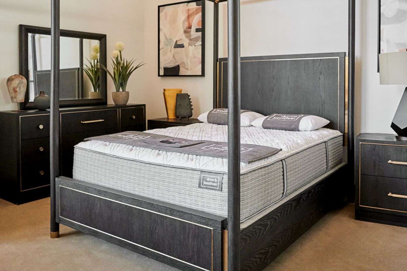 Drew & Jonathan bed.
