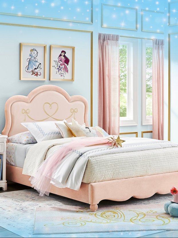 princess bed pink