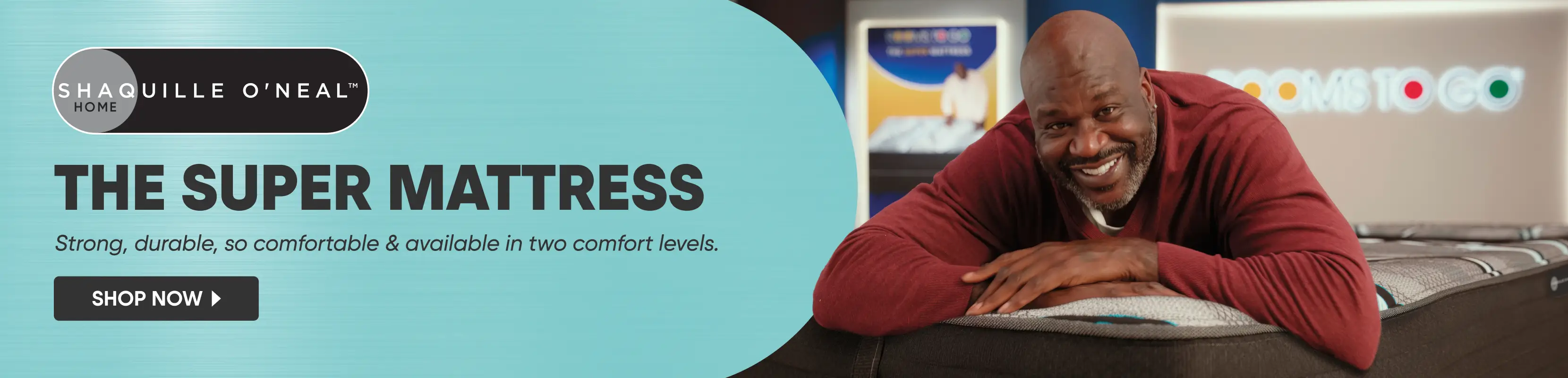 Shaquille O'Neal Home The Super Mattress: Strong, durable, so comfortable & available in two comfort levels. Shop Now.