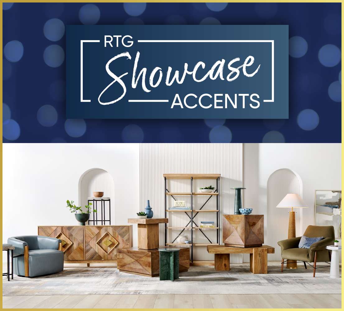 RTG Showcase Accents. Interior design with furniture and decor.