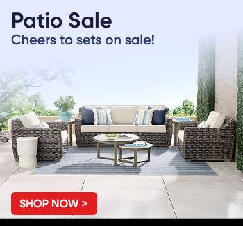 Patio Sale: Cheers to sets on sale! Shop now.