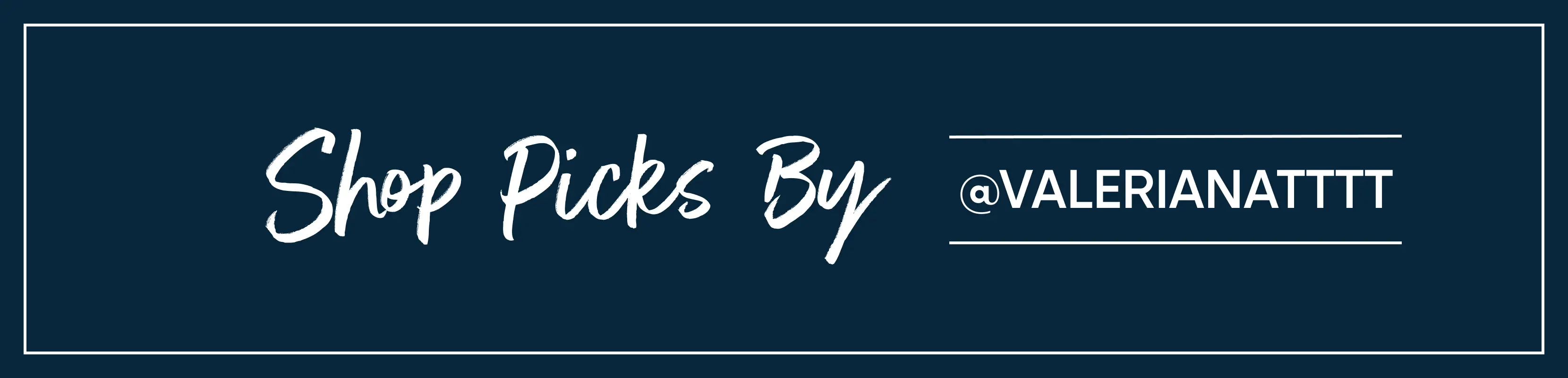 Shop Picks By @VALERIANATTTT