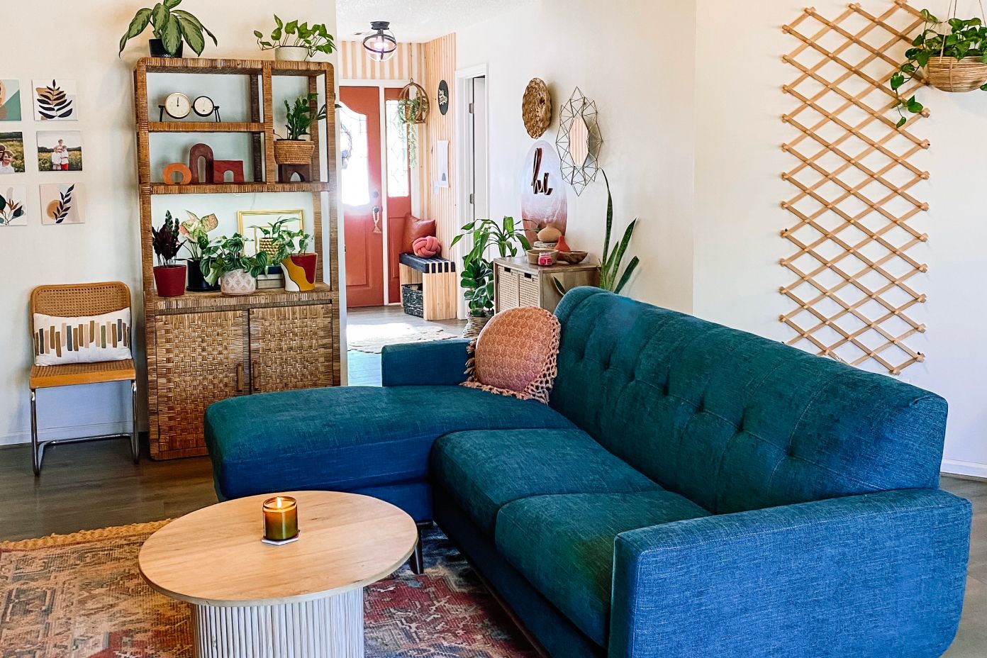 blue couch