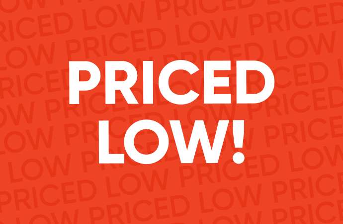 PRICED LOW!
