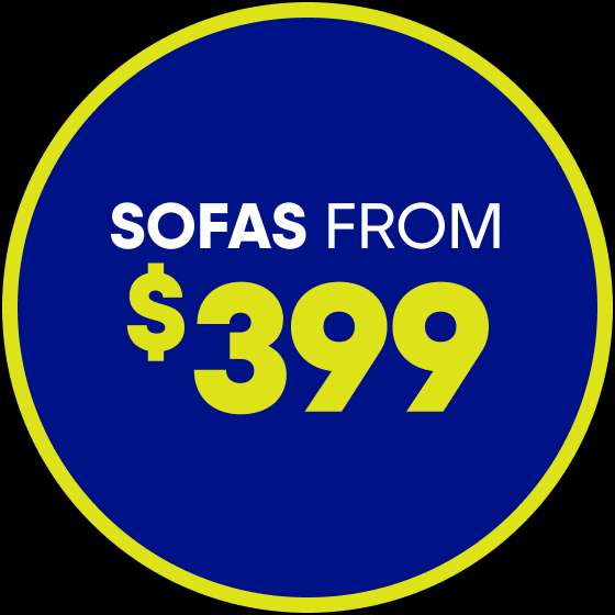SOFAS FROM $399
