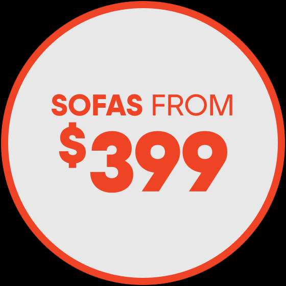 SOFAS FROM $399

