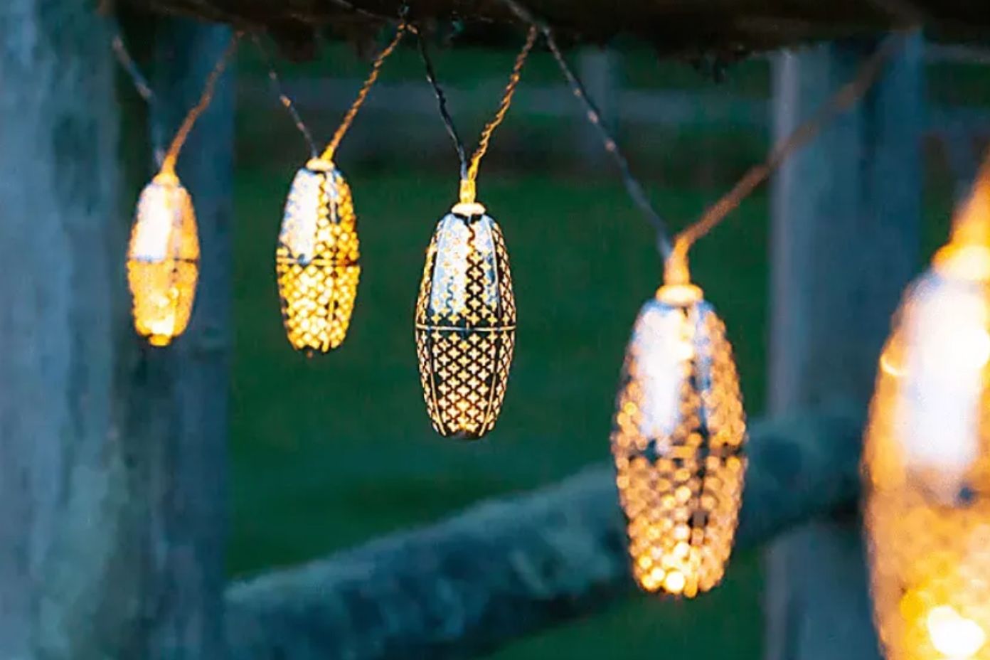 black string lights 
