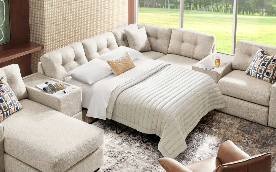 ModularThree Collection | Mixed Media Modular Sofa