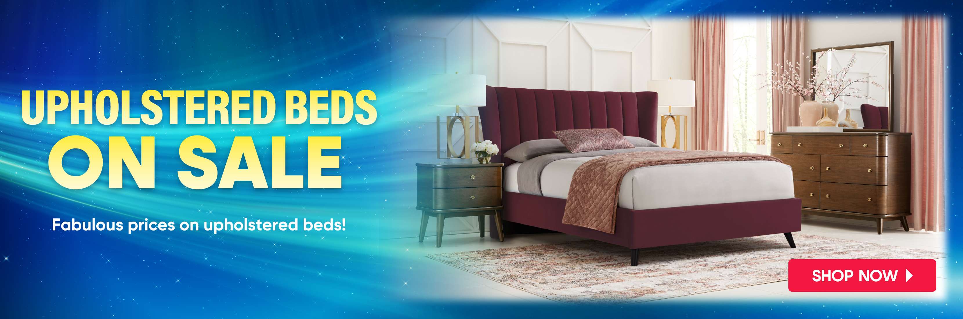 UPHOLSTERED BEDS ON SALE. Shop now!