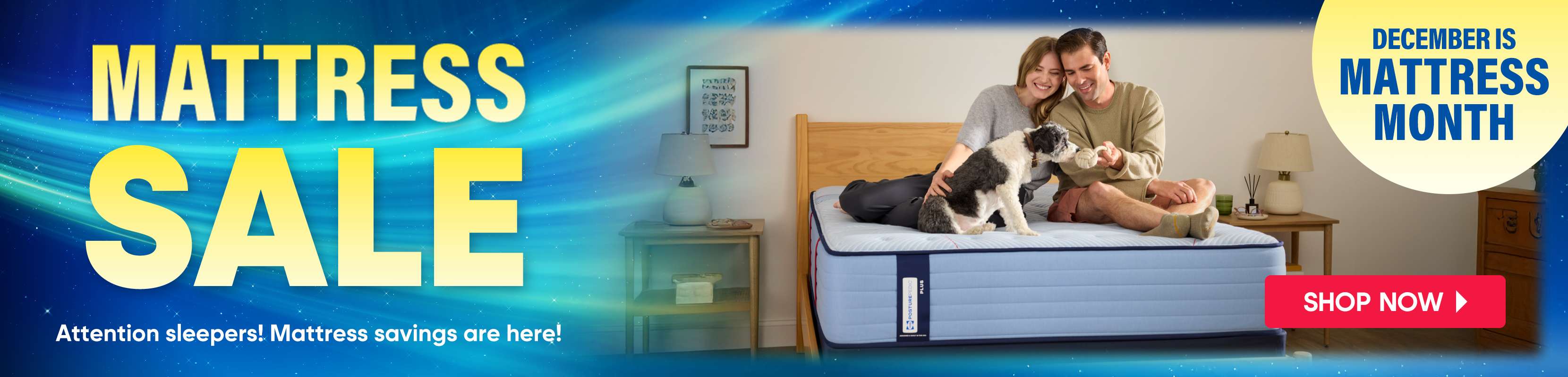 MATTRESS SALE. December is Mattress Month. Shop now.