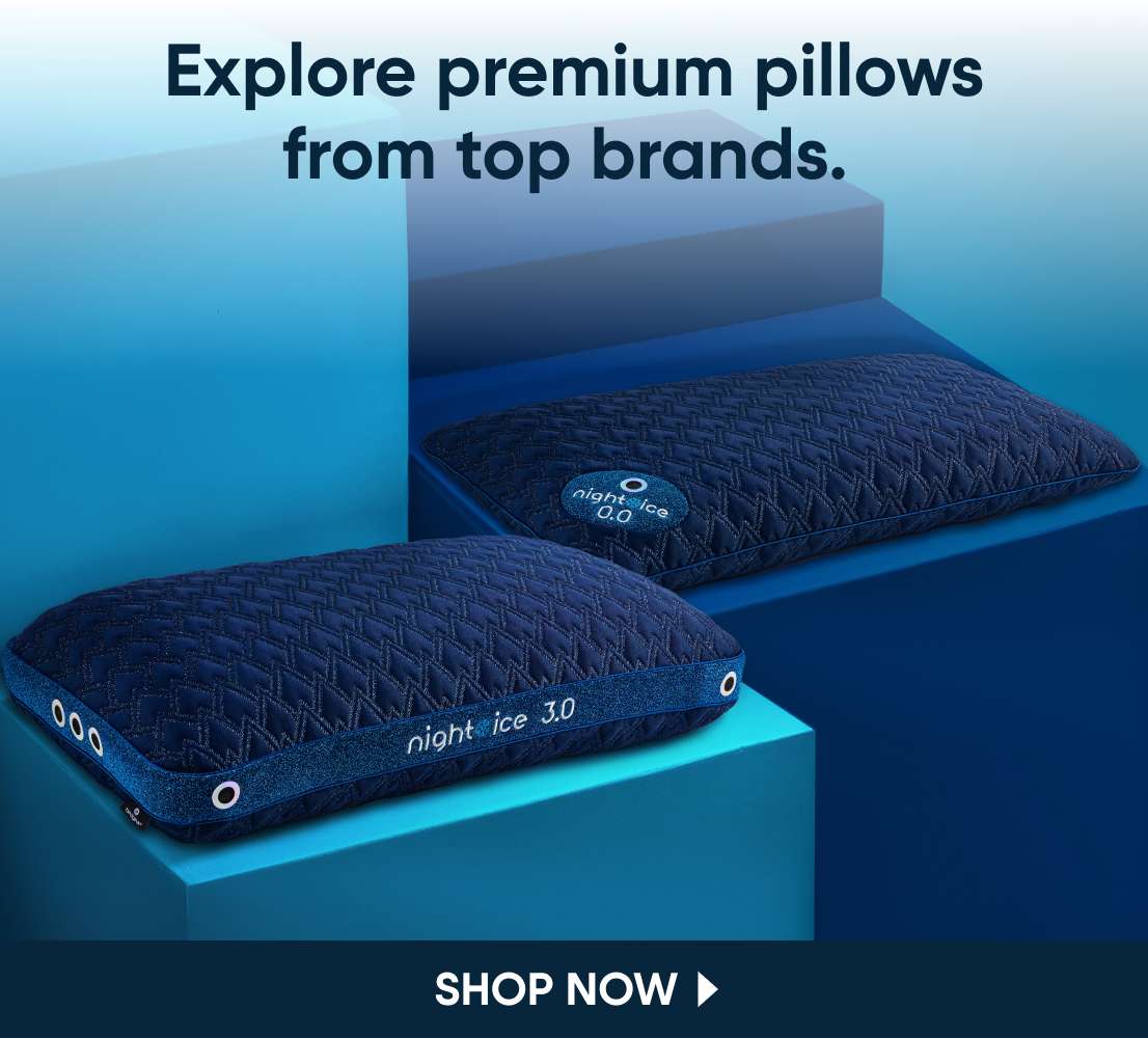 Explore premium pillows from top brands. Shop Now.