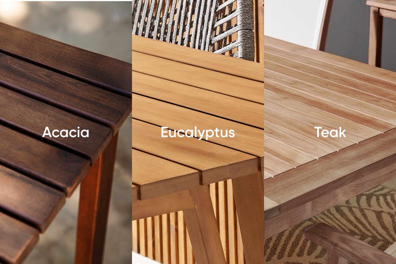 comparing different woods
