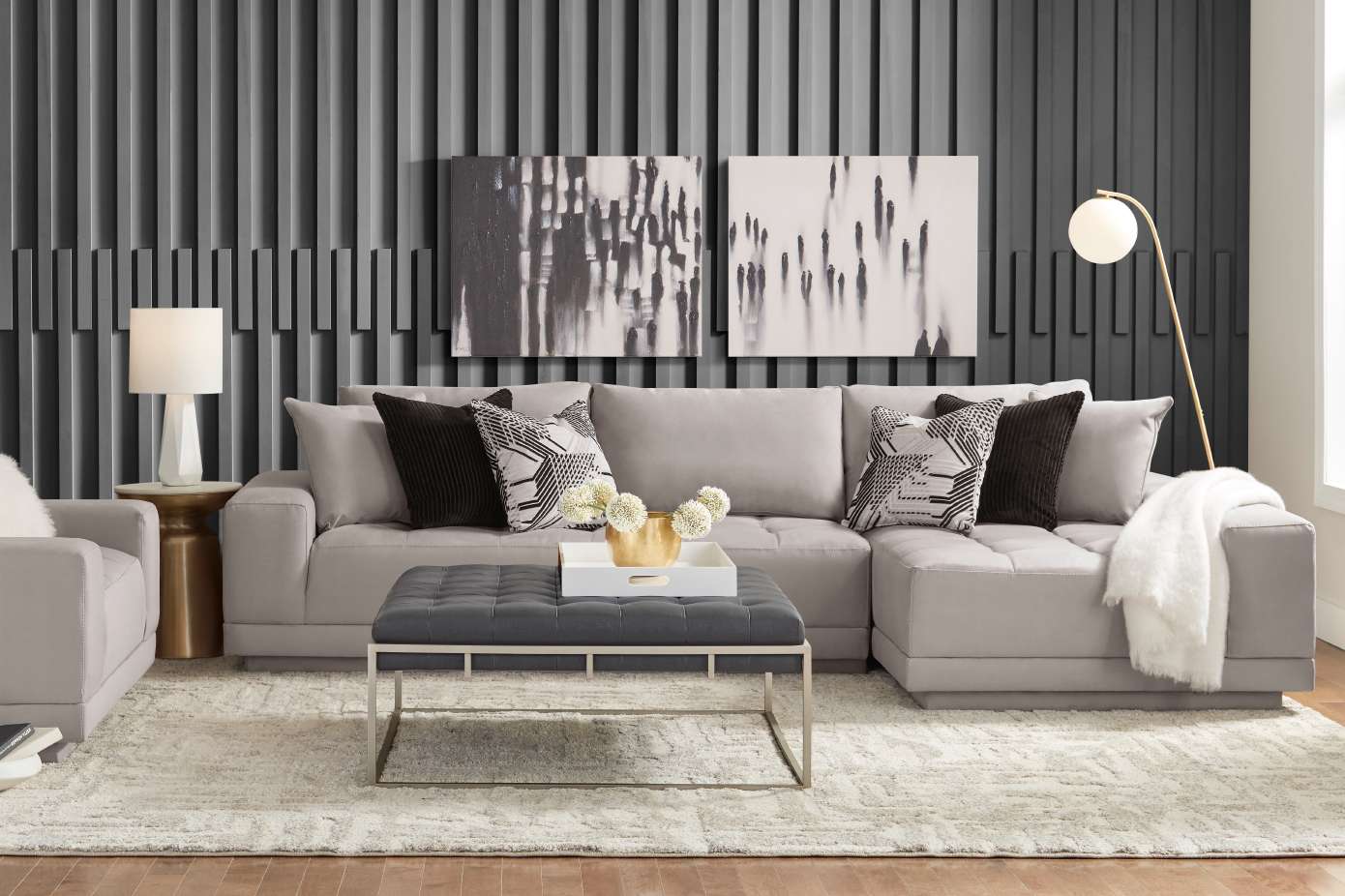 Sectional sofa from Rooms To Go