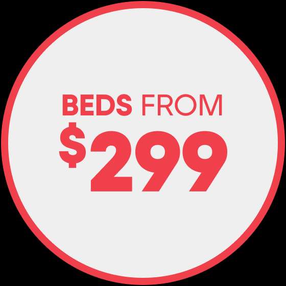 Beds from $299
