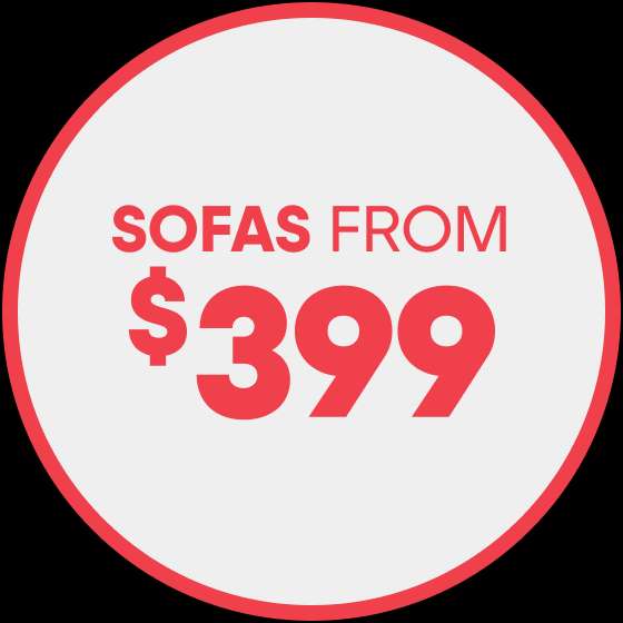 SOFAS FROM $399
