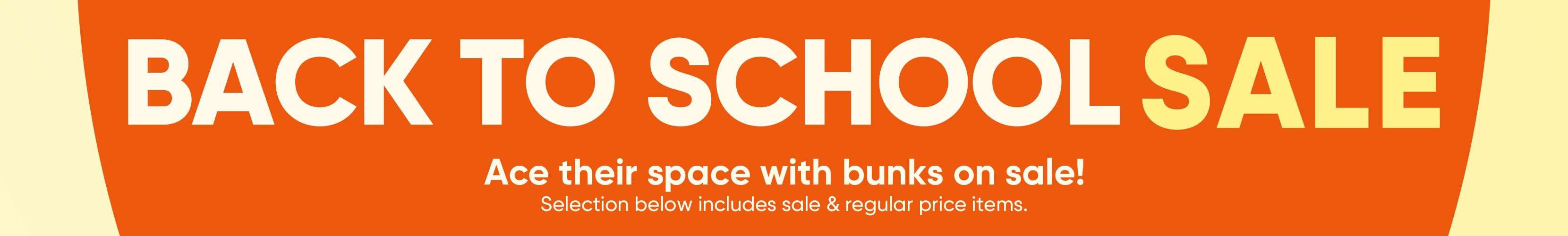 BACK TO SCHOOL SALE. Ace their space with bunks on sale!