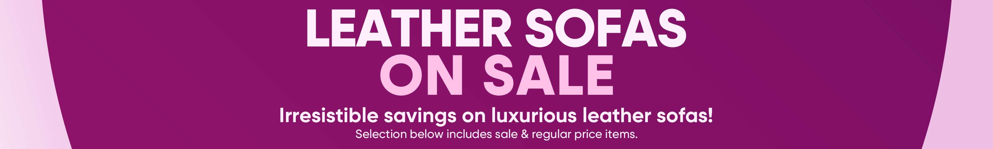 LEATHER SOFAS ON SALE. Irresistible savings on luxurious leather sofas!
