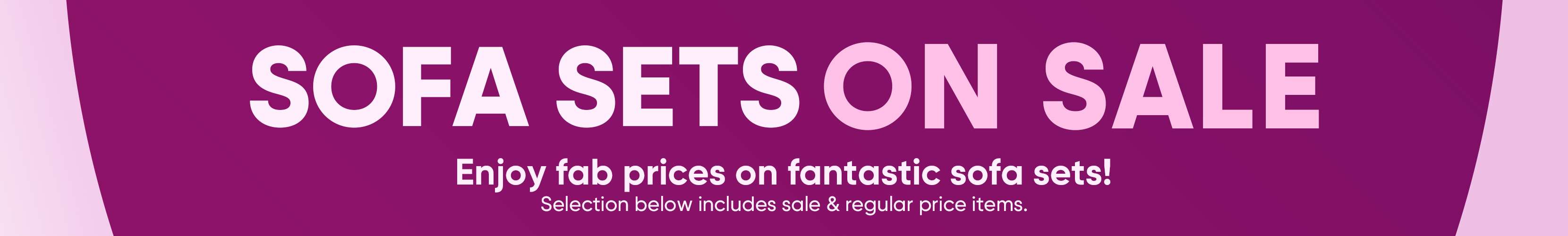 SOFA SETS ON SALE. Enjoy fab prices on fantastic sofa sets! Selection below includes sale & regular price items.
