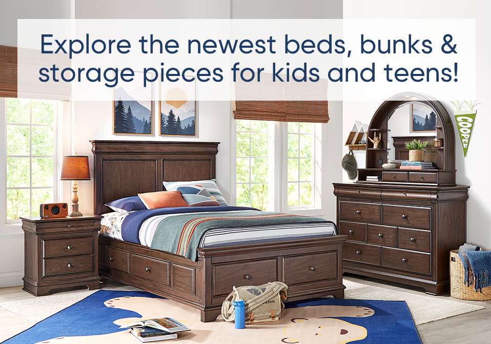 Explore the newest beds, bunks & storage pieces for kids and teens!
