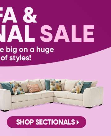SOFA & SECTIONAL SALE. Shop sectionals.
