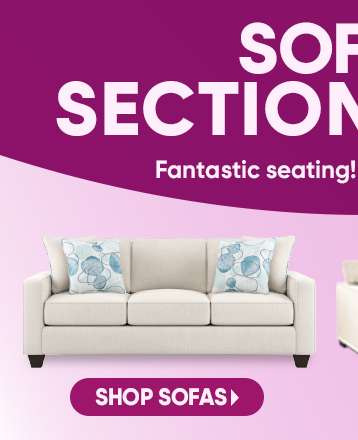SOFA SECTION. Shop sofas.