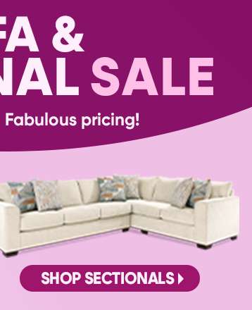 SOFA & SECTIONAL SALE. Fabulous pricing! Shop sectionals.