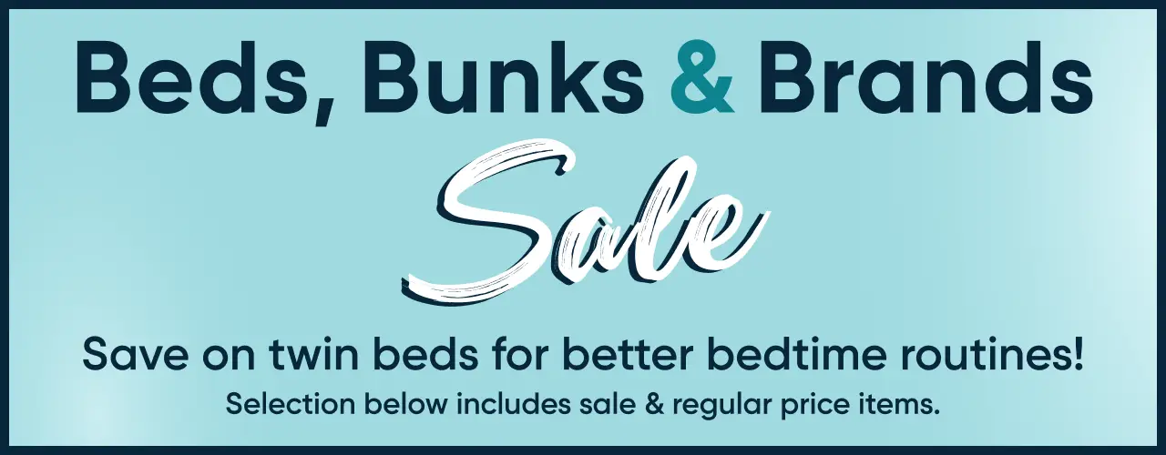 Beds, Bunks & Brands Sale: Save on twin beds for better bedtime routines! Selection below includes sale & regular price items.