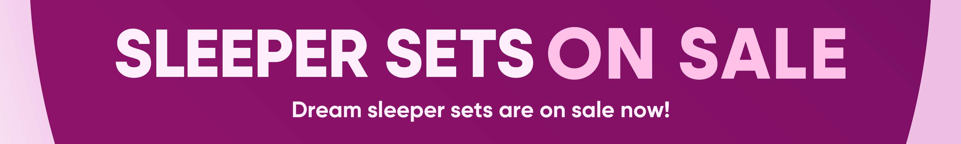 SLEEPER SETS ON SALE. Dream sleeper sets are on sale now!