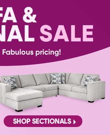 SOFA & SECTIONAL SALE. Fabulous pricing! Shop Sectionals.