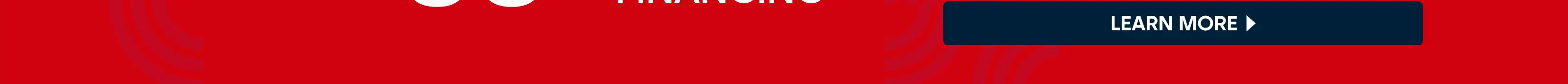 Financing: Learn more. A red banner with a dark blue button.