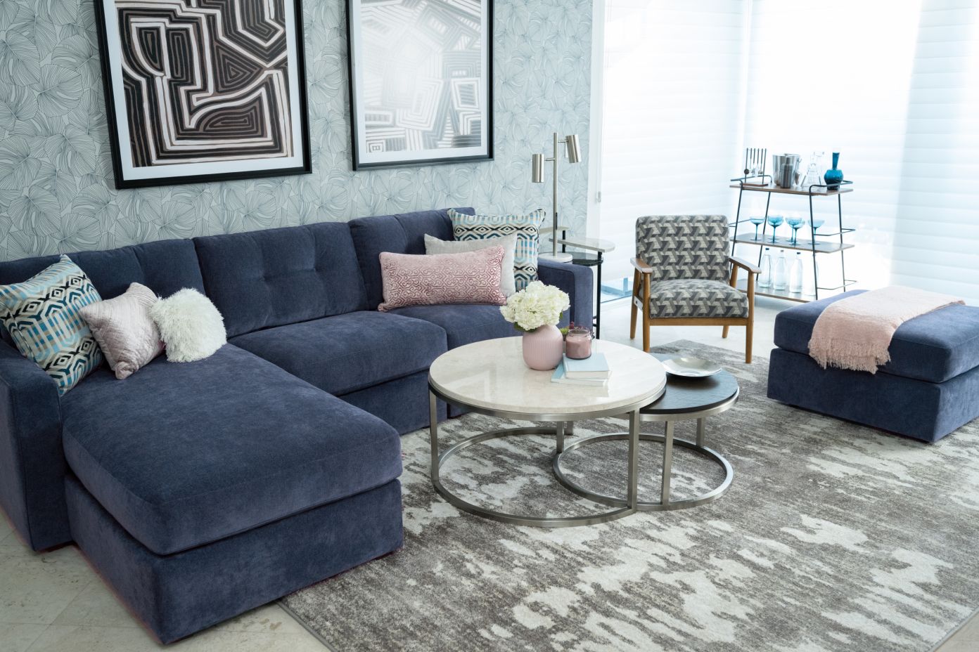 blue couch