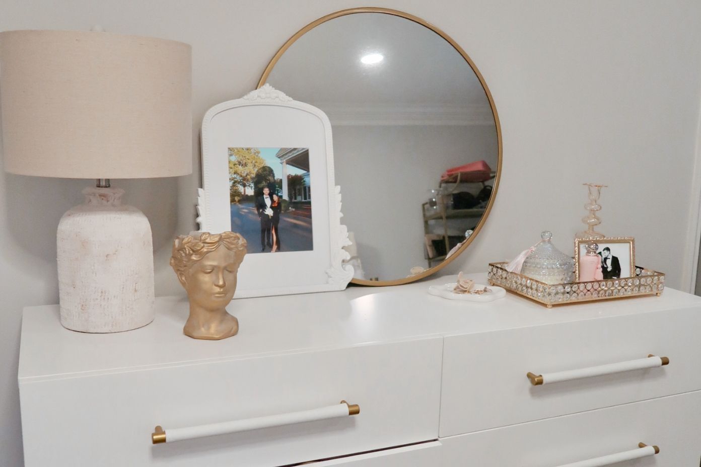decor on night stand 