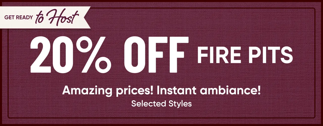 Fire Pit Sale. bring home the heat with huge patio savings! select styles. 