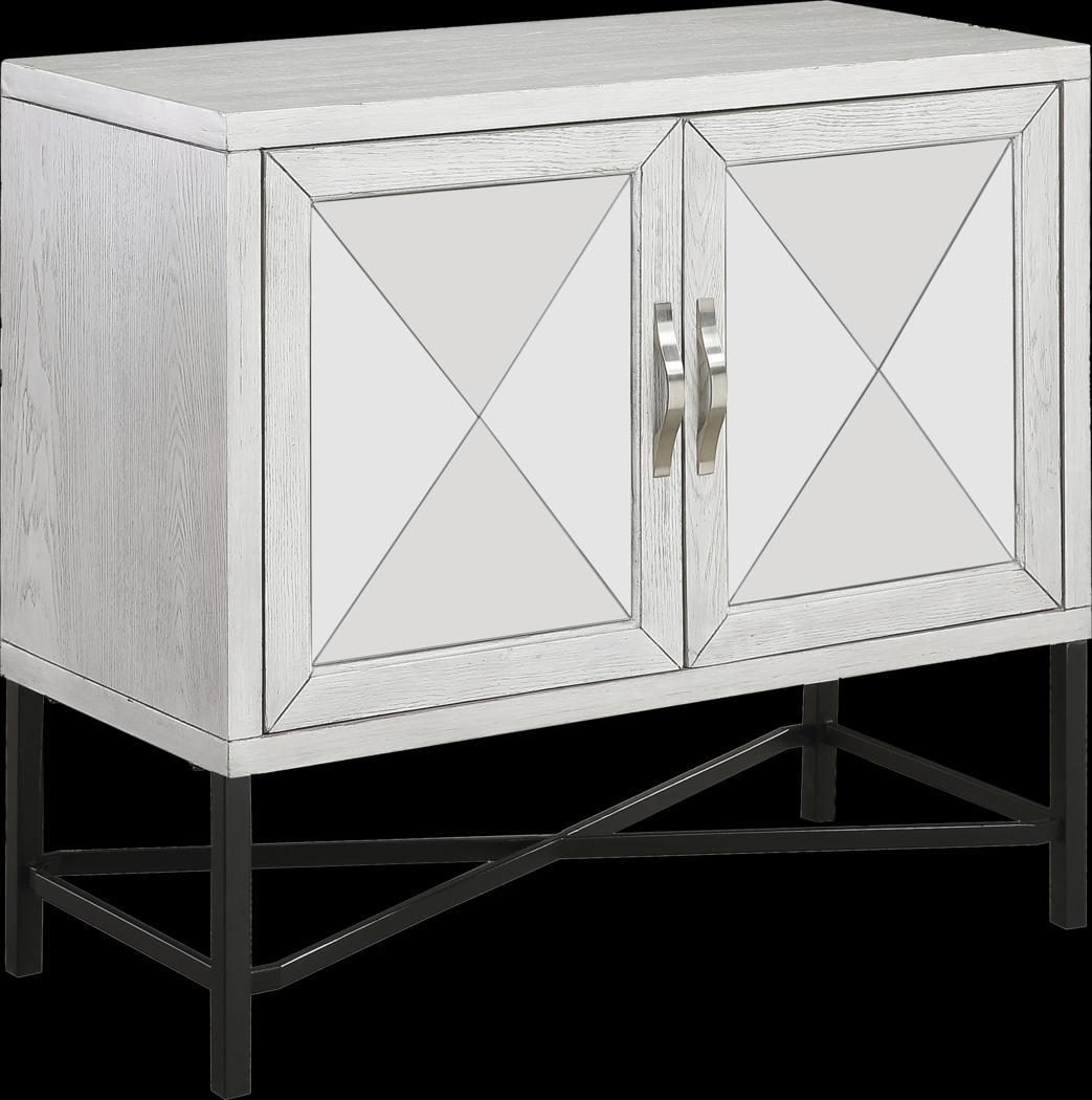A Better Perspective Off White Two Door Accent Cabinet - Thumbnail - Image 1