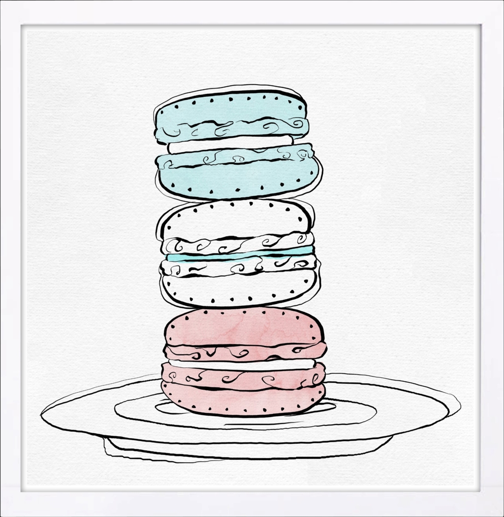 A French Dessert Pink Artwork - Thumbnail - Image 1