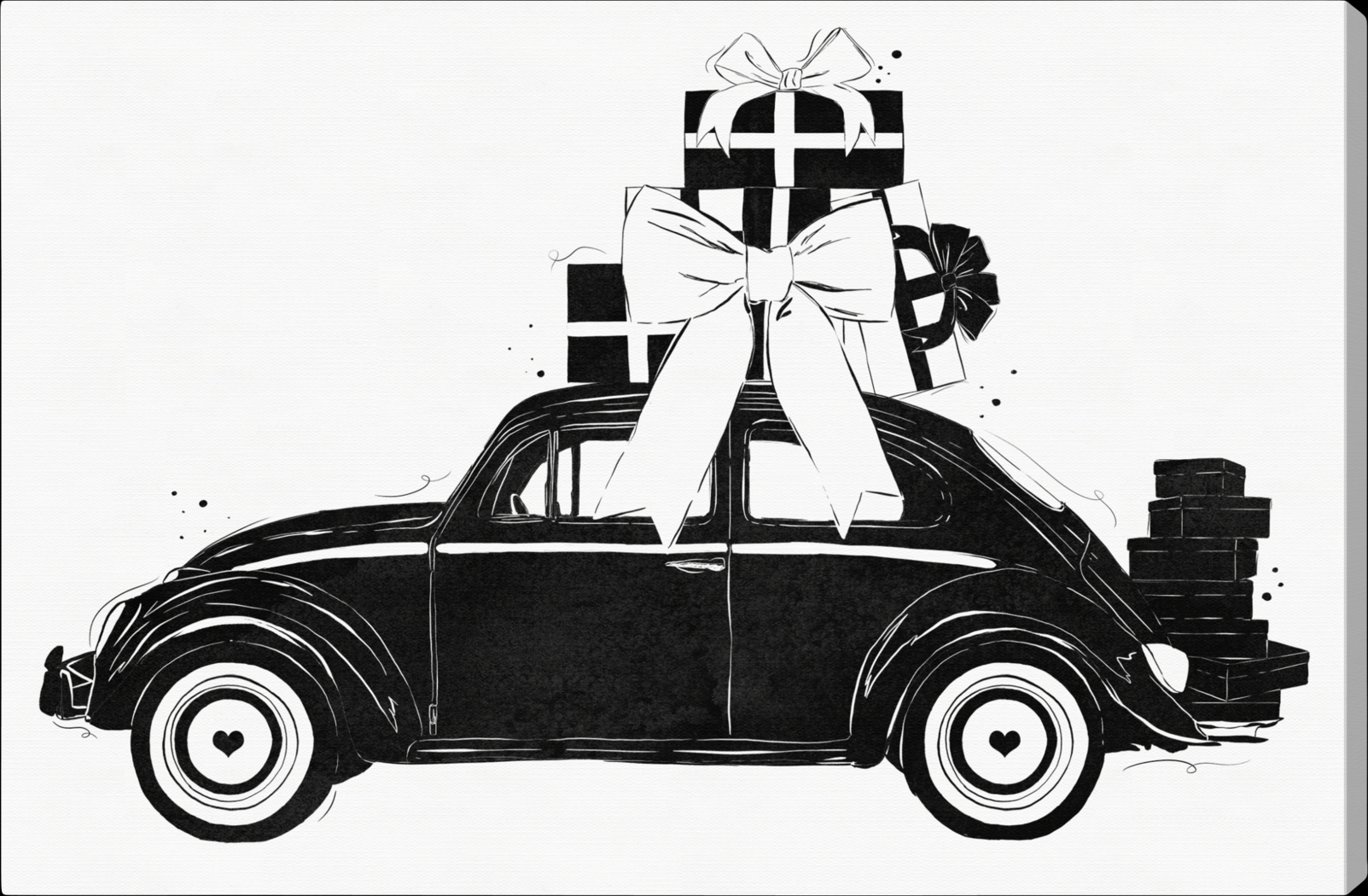 A Shopping Adventure Black Artwork - Thumbnail - Image 1