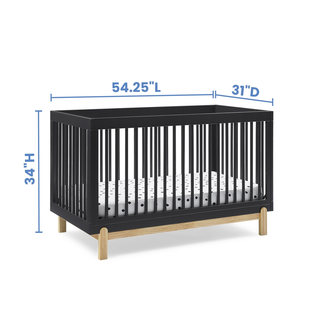Kids Aadi Charcoal Convertible Crib - Thumbnail - Image 3