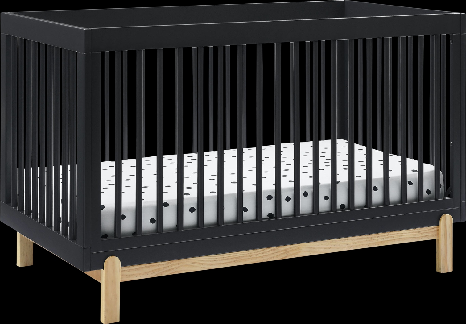 Kids Aadi Charcoal Convertible Crib - Thumbnail - Image 4