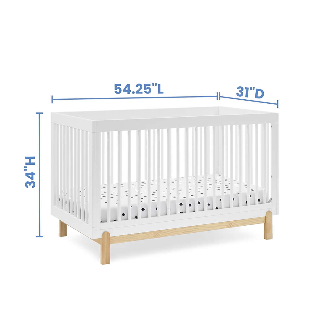 Kids Aadi White Convertible Crib - Thumbnail - Image 3
