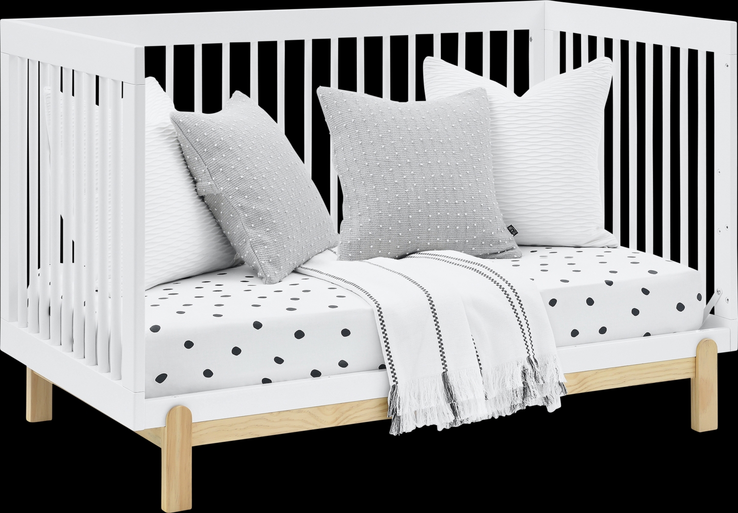 Kids Aadi White Convertible Crib - Thumbnail - Image 7