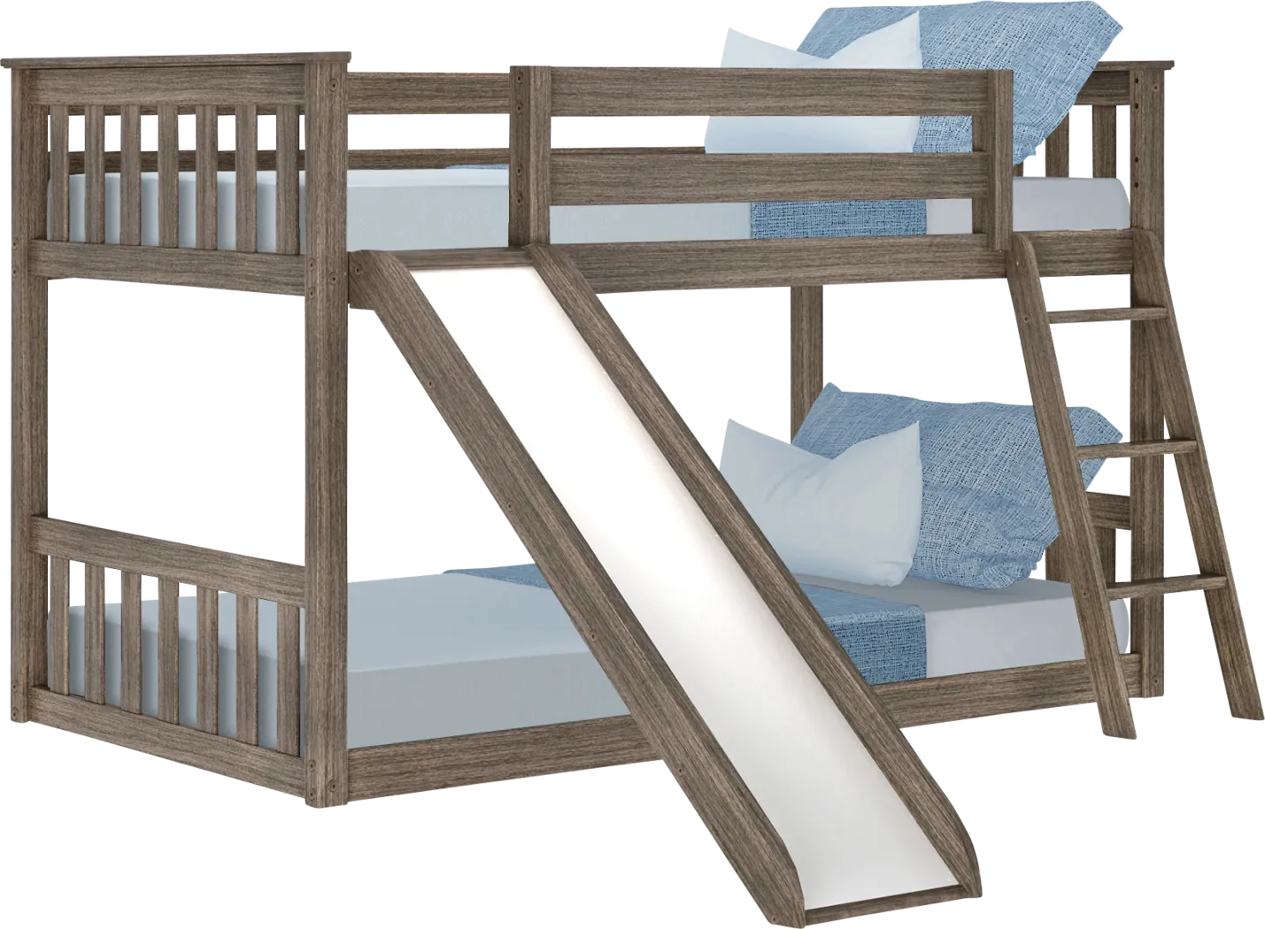 Kids Aalam Brown Twin/Twin Low Bunk Bed - Thumbnail - Image 5
