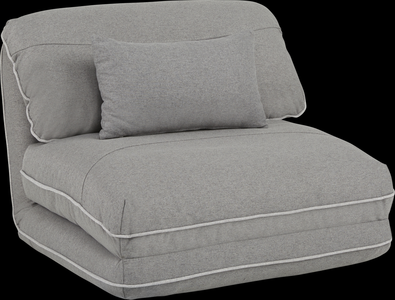 Kids Aalin Gray Sleeper Chair - Thumbnail - Image 1