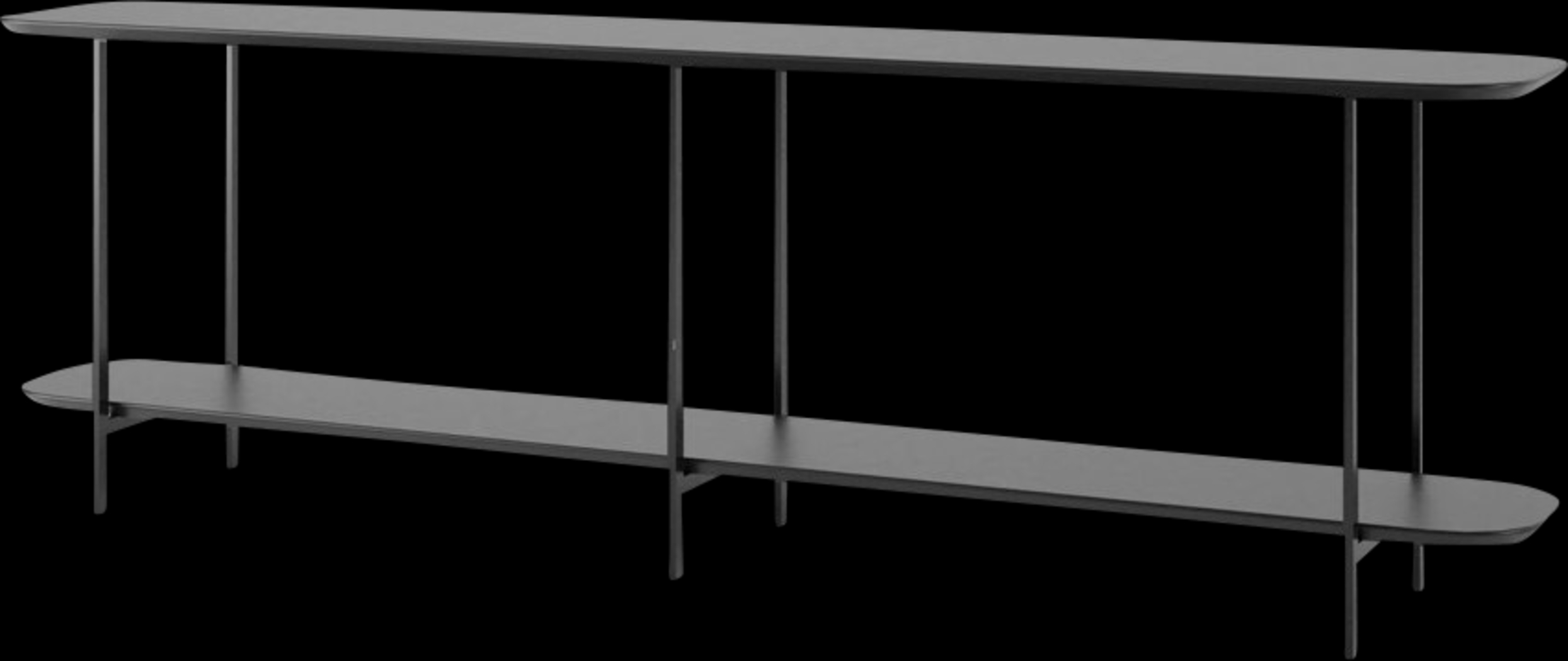 Aardvark Walk Black Sofa Table - Thumbnail - Image 2