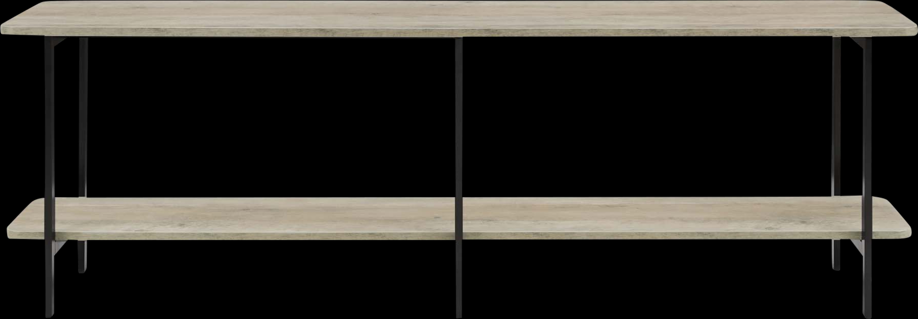 Aardvark Walk Gray 71 in. Console - Thumbnail - Image 1