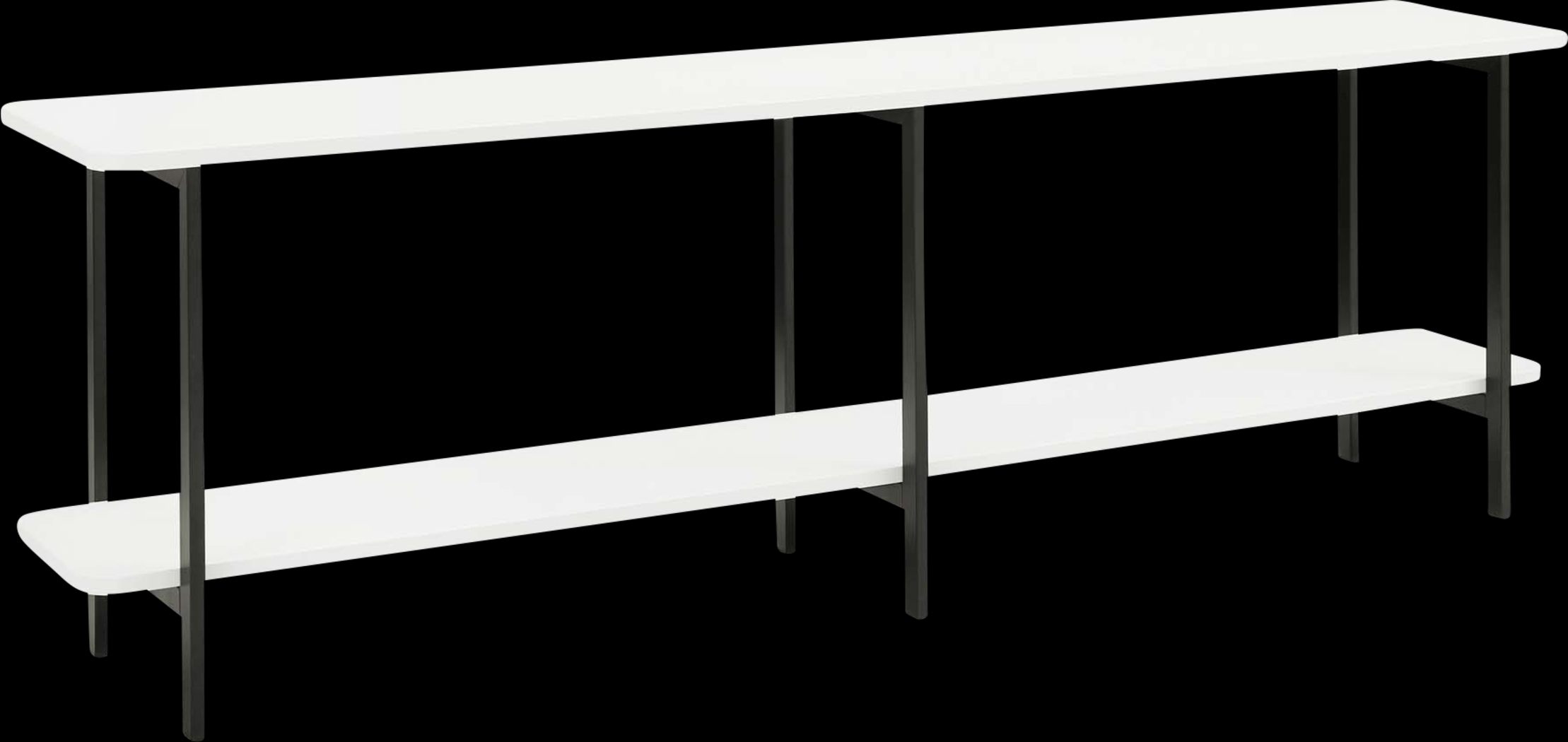 Aardvark Walk White 71 in. Console - Thumbnail - Image 9