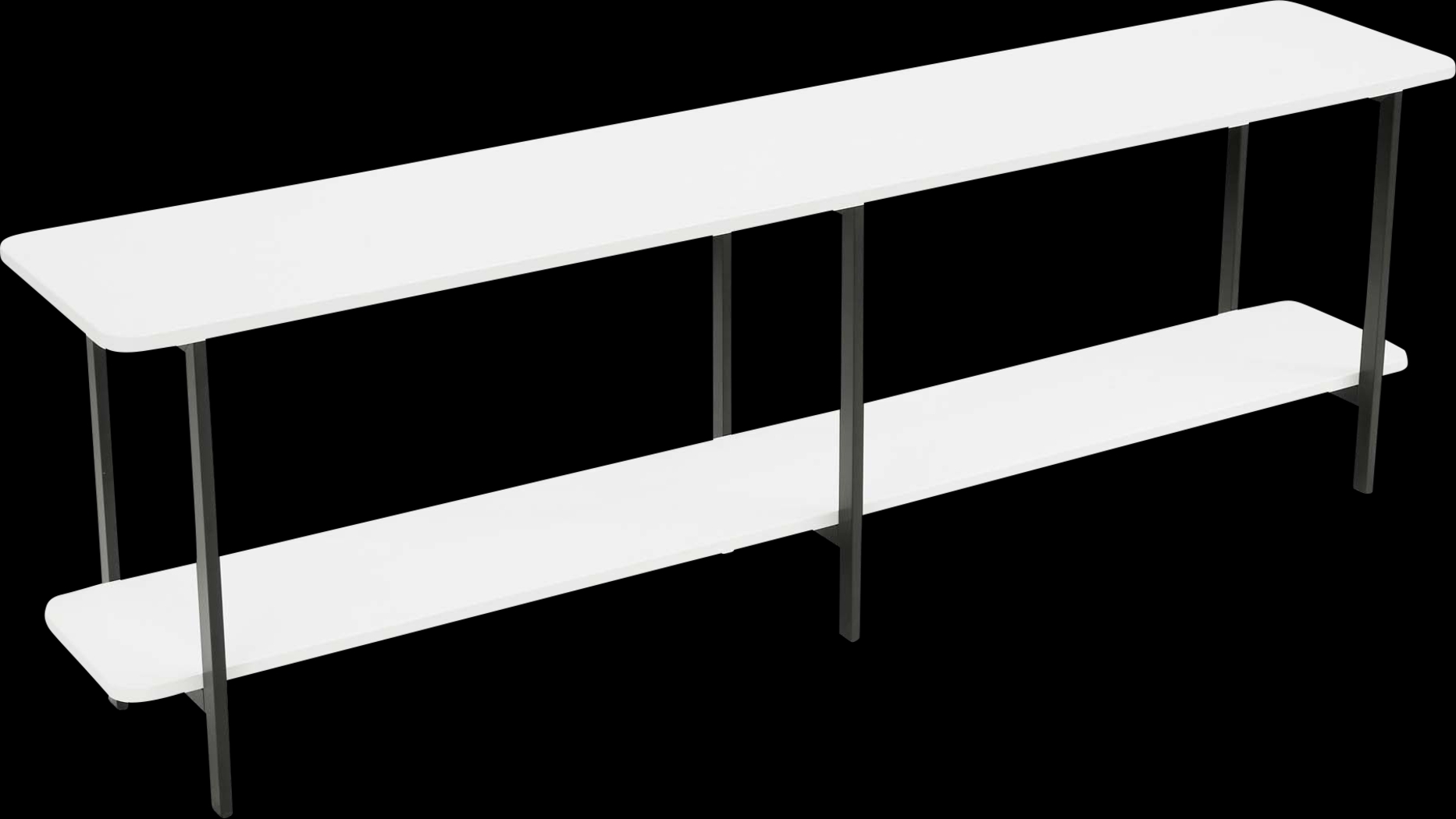 Aardvark Walk White 71 in. Console - Thumbnail - Image 10