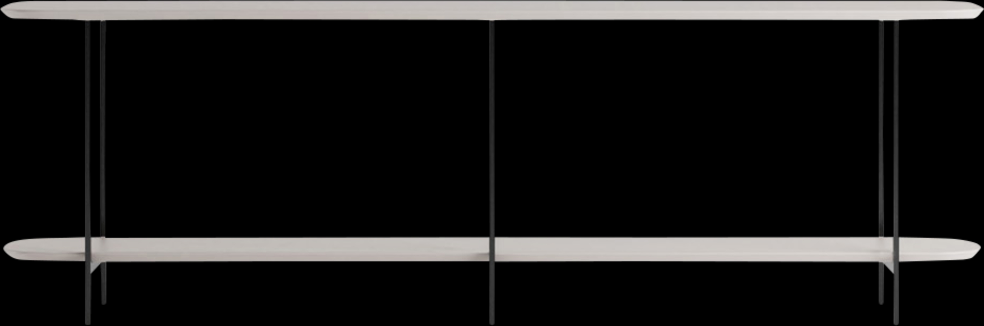 Aardvark Walk White Sofa Table - Thumbnail - Image 3