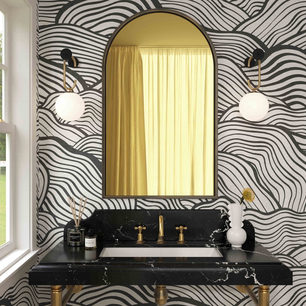 Aarles Bronze Wall Mirror - Thumbnail - Image 2